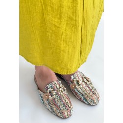 Yenda Renkli Dokumalı Terlik Yenda Renkli Dokumalı Terlik