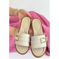 Orja Bej Cilt Terlik Orja Bej Cilt Terlik