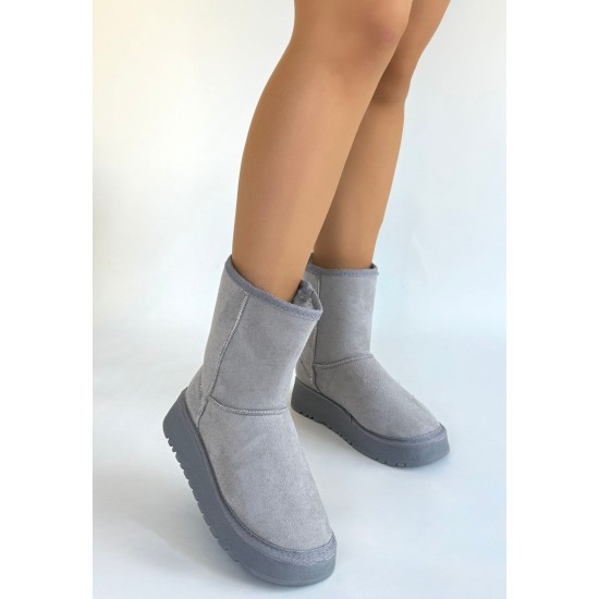 Sophia Gri Süet Bot