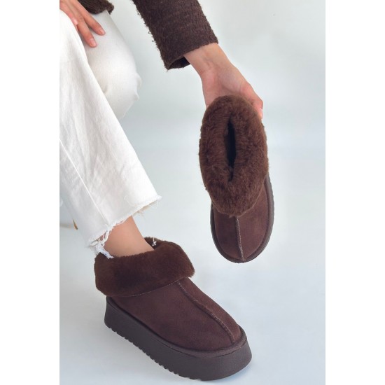 Edali Kahverengi Süet Bot