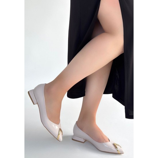 Goes Bej Rugan Babet Ayakkabı