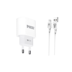 Qch271t Force Akım Korumalı 15w / 3a Qualcomm 3.0 Type-c Usb Kablolu Şarj Cihazı Qch271t Force Akım Korumalı 15w / 3a Qualcomm 3.0 Type-c Usb Kablolu Şarj Cihazı