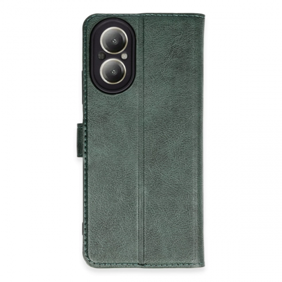 Realme 12 Lite Kılıf Trend S Plus Kapaklı Kılıf - Yeşil