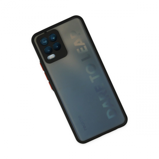 Realme 8 Kılıf Montreal Silikon Kapak - Siyah