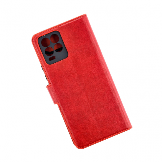 Realme 8 Pro Kılıf Trend S Plus Kapaklı Kılıf - Kırmızı