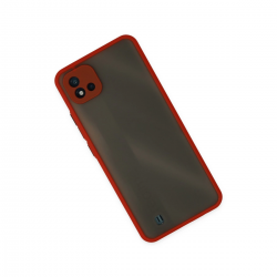 Realme C11 2021 Kılıf Montreal Silikon Kapak - Kırmızı