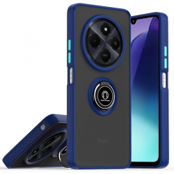 Realme C75 4g Kılıf Montreal Yüzüklü Silikon Kapak - Lacivert Realme C75 4g Kılıf Montreal Yüzüklü Silikon Kapak - Lacivert