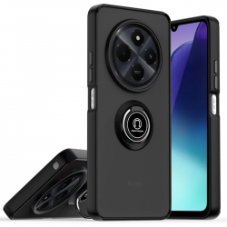 Realme C75 4g Kılıf Montreal Yüzüklü Silikon Kapak - Siyah Realme C75 4g Kılıf Montreal Yüzüklü Silikon Kapak - Siyah