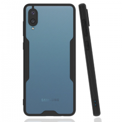 Samsung Galaxy A02 Kılıf Platin Silikon - Siyah