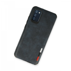 Samsung Galaxy A02s Kılıf Loop Deri Silikon - Lacivert