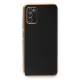 Samsung Galaxy A03s Kılıf Volet Silikon - Siyah