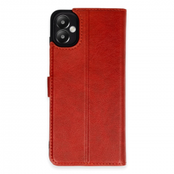 Samsung Galaxy A05 Kılıf Trend S Plus Kapaklı Kılıf - Kırmızı Samsung Galaxy A05 Kılıf Trend S Plus Kapaklı Kılıf - Kırmızı