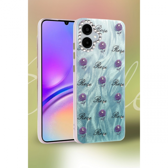 Samsung Galaxy A06 Kılıf Blade Aynalı Desenli Kapak - Desen 6