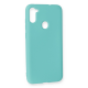 Samsung Galaxy A11 Kılıf Nano İçi Kadife Silikon - Turkuaz