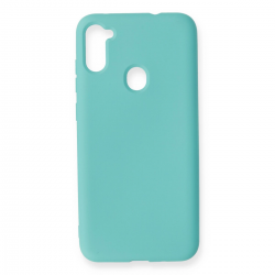 Samsung Galaxy A11 Kılıf Nano İçi Kadife Silikon - Turkuaz