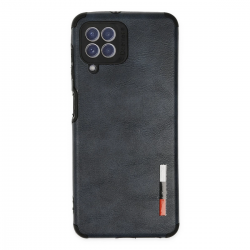 Samsung Galaxy A22 Kılıf Loop Deri Silikon - Lacivert Samsung Galaxy A22 Kılıf Loop Deri Silikon - Lacivert