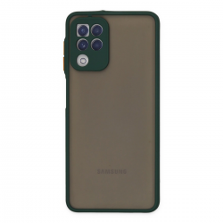Samsung Galaxy A22 Kılıf Montreal Silikon Kapak - Yeşil Samsung Galaxy A22 Kılıf Montreal Silikon Kapak - Yeşil