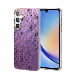 Samsung Galaxy A34 5g Kılıf Blade Aynalı Desenli Kapak - Desen 2 Samsung Galaxy A34 5g Kılıf Blade Aynalı Desenli Kapak - Desen 2