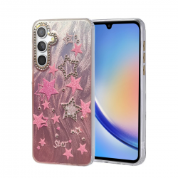 Samsung Galaxy A34 5g Kılıf Blade Aynalı Desenli Kapak - Desen 7 Samsung Galaxy A34 5g Kılıf Blade Aynalı Desenli Kapak - Desen 7