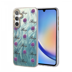 Samsung Galaxy A34 5g Kılıf Blade Aynalı Desenli Kapak - Desen 9 Samsung Galaxy A34 5g Kılıf Blade Aynalı Desenli Kapak - Desen 9