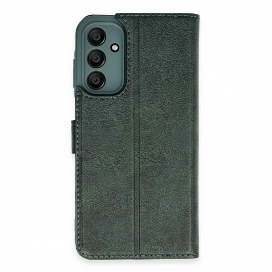 Samsung Galaxy A35 5g Kılıf Trend S Plus Kapaklı Kılıf - Yeşil