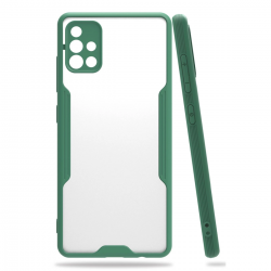 Samsung Galaxy A71 Kılıf Platin Silikon - Yeşil