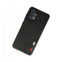 Samsung Galaxy A72 Kılıf Loop Deri Silikon - Siyah Samsung Galaxy A72 Kılıf Loop Deri Silikon - Siyah