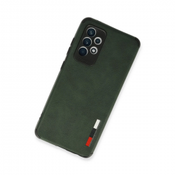 Samsung Galaxy A72 Kılıf Loop Deri Silikon - Yeşil Samsung Galaxy A72 Kılıf Loop Deri Silikon - Yeşil