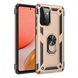 Samsung Galaxy A72 Kılıf Sofya Yüzüklü Silikon Kapak - Gold Samsung Galaxy A72 Kılıf Sofya Yüzüklü Silikon Kapak - Gold