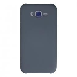 Samsung Galaxy J7 Kılıf Nano İçi Kadife Silikon - Gri Samsung Galaxy J7 Kılıf Nano İçi Kadife Silikon - Gri