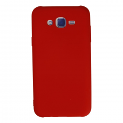 Samsung Galaxy J7 Kılıf Nano İçi Kadife Silikon - Kırmızı Samsung Galaxy J7 Kılıf Nano İçi Kadife Silikon - Kırmızı