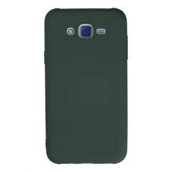 Samsung Galaxy J7 Kılıf Nano İçi Kadife Silikon - Koyu Yeşil Samsung Galaxy J7 Kılıf Nano İçi Kadife Silikon - Koyu Yeşil