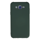 Samsung Galaxy J7 Kılıf Nano İçi Kadife Silikon - Koyu Yeşil