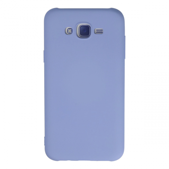 Samsung Galaxy J7 Kılıf Nano İçi Kadife Silikon - Lila