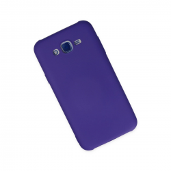 Samsung Galaxy J7 Kılıf Nano İçi Kadife Silikon - Mor