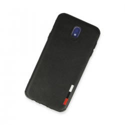 Samsung Galaxy J7 Pro / J730 Kılıf Loop Deri Silikon - Siyah Samsung Galaxy J7 Pro / J730 Kılıf Loop Deri Silikon - Siyah