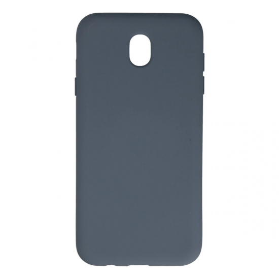 Samsung Galaxy J7 Pro / J730 Kılıf Nano İçi Kadife Silikon - Gri