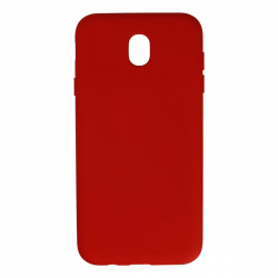 Samsung Galaxy J7 Pro / J730 Kılıf Nano İçi Kadife Silikon - Kırmızı Samsung Galaxy J7 Pro / J730 Kılıf Nano İçi Kadife Silikon - Kırmızı