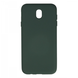Samsung Galaxy J7 Pro / J730 Kılıf Nano İçi Kadife Silikon - Koyu Yeşil Samsung Galaxy J7 Pro / J730 Kılıf Nano İçi Kadife Silikon - Koyu Yeşil
