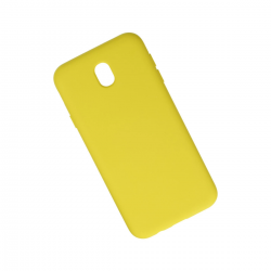 Samsung Galaxy J7 Pro / J730 Kılıf Nano İçi Kadife Silikon - Sarı Samsung Galaxy J7 Pro / J730 Kılıf Nano İçi Kadife Silikon - Sarı