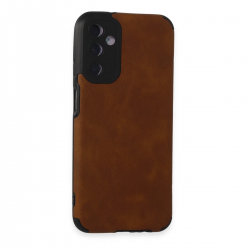 Samsung Galaxy M14 5g Kılıf Loop Deri Silikon - Kahverengi Samsung Galaxy M14 5g Kılıf Loop Deri Silikon - Kahverengi
