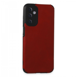 Samsung Galaxy M14 5g Kılıf Loop Deri Silikon - Kırmızı Samsung Galaxy M14 5g Kılıf Loop Deri Silikon - Kırmızı