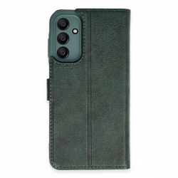 Samsung Galaxy M15 Kılıf Trend S Plus Kapaklı Kılıf - Yeşil
