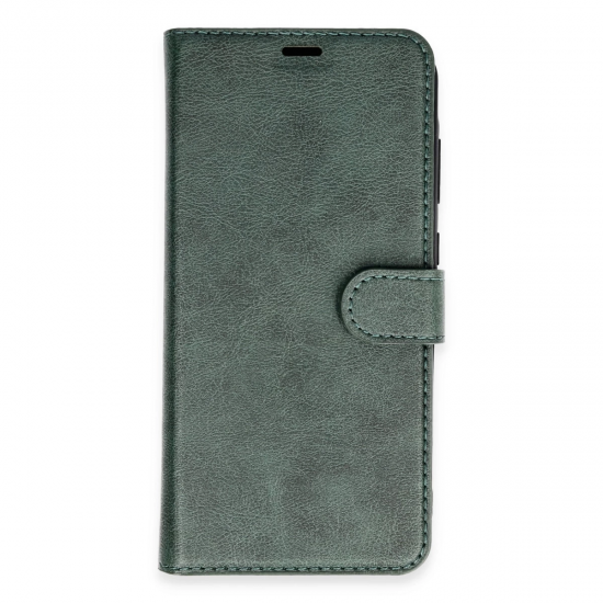 Samsung Galaxy M15 Kılıf Trend S Plus Kapaklı Kılıf - Yeşil