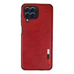Samsung Galaxy M33 Kılıf Loop Deri Silikon - Kırmızı Samsung Galaxy M33 Kılıf Loop Deri Silikon - Kırmızı