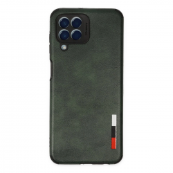 Samsung Galaxy M33 Kılıf Loop Deri Silikon - Yeşil Samsung Galaxy M33 Kılıf Loop Deri Silikon - Yeşil