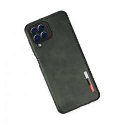 Samsung Galaxy M33 Kılıf Loop Deri Silikon - Yeşil Samsung Galaxy M33 Kılıf Loop Deri Silikon - Yeşil