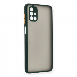 Samsung Galaxy M51 Kılıf Montreal Silikon Kapak - Yeşil Samsung Galaxy M51 Kılıf Montreal Silikon Kapak - Yeşil