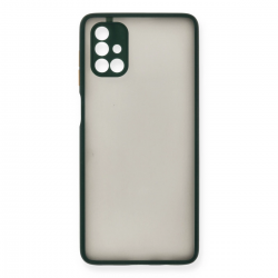 Samsung Galaxy M51 Kılıf Montreal Silikon Kapak - Yeşil Samsung Galaxy M51 Kılıf Montreal Silikon Kapak - Yeşil