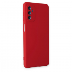 Samsung Galaxy M52 5g Kılıf Nano İçi Kadife Silikon - Kırmızı Samsung Galaxy M52 5g Kılıf Nano İçi Kadife Silikon - Kırmızı